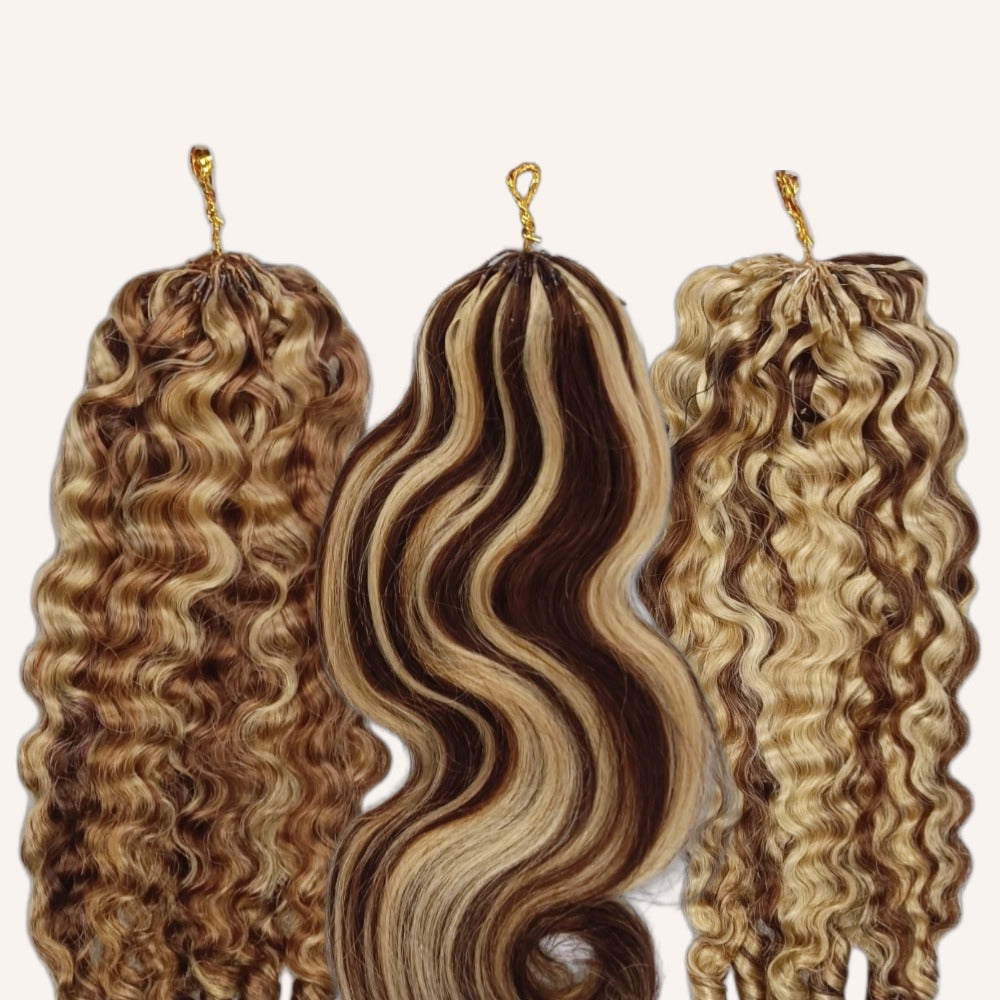 Mixed Color Crochet Hair