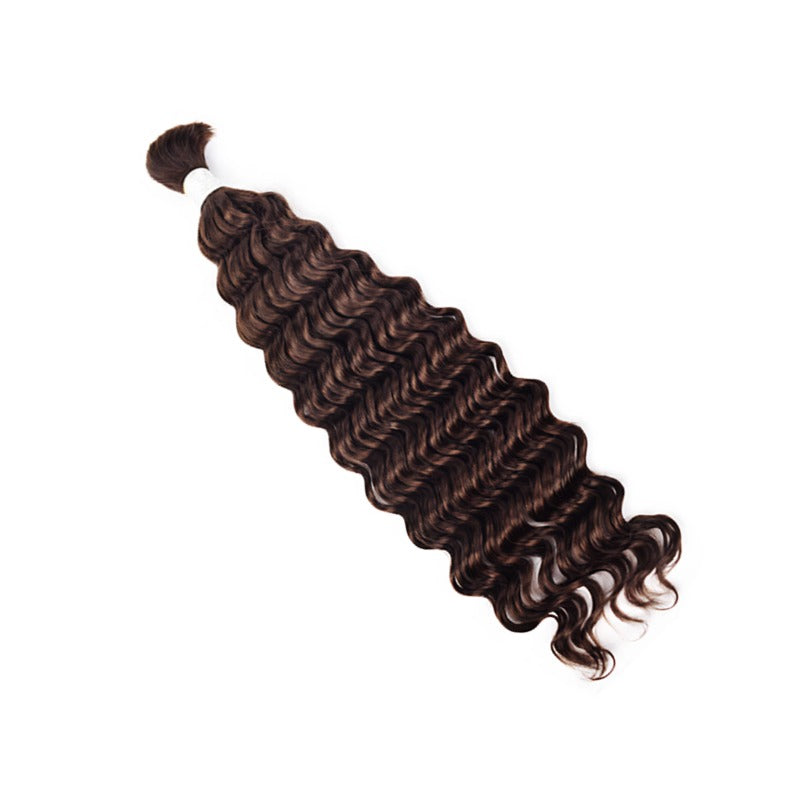 Braiding Hair - #2 Deep Wave Human Hair	