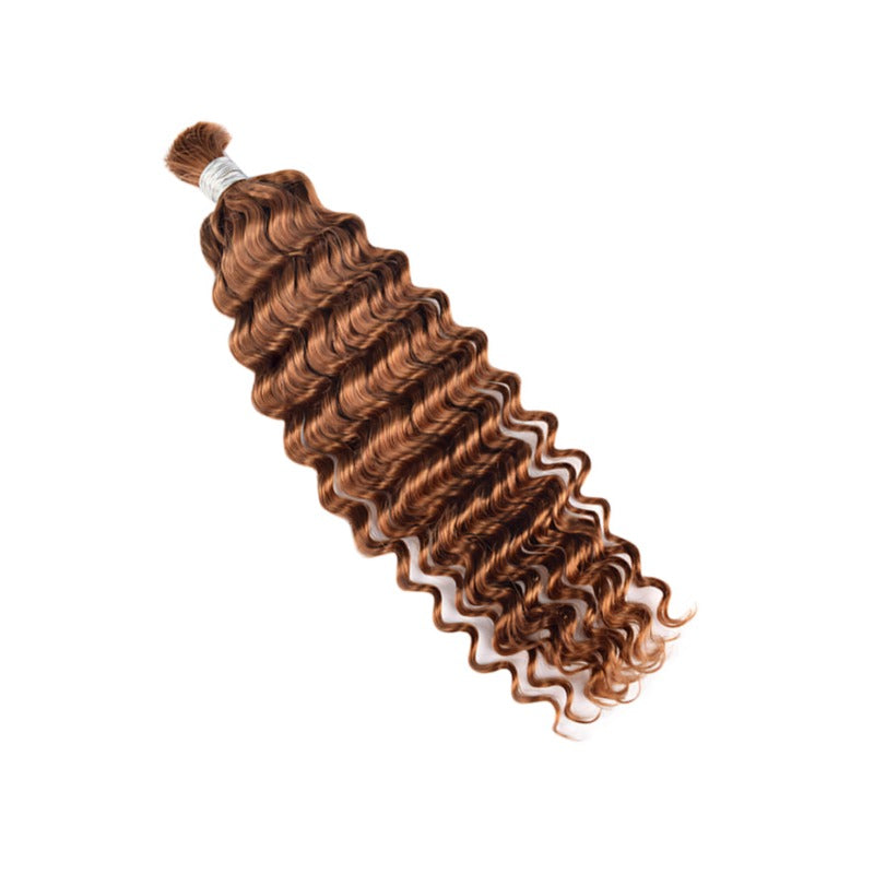Braiding Hair - #30 Deep Wave Human Hair	