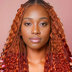Braiding Hair - #350 Ginger Deep Wave Human Hair
