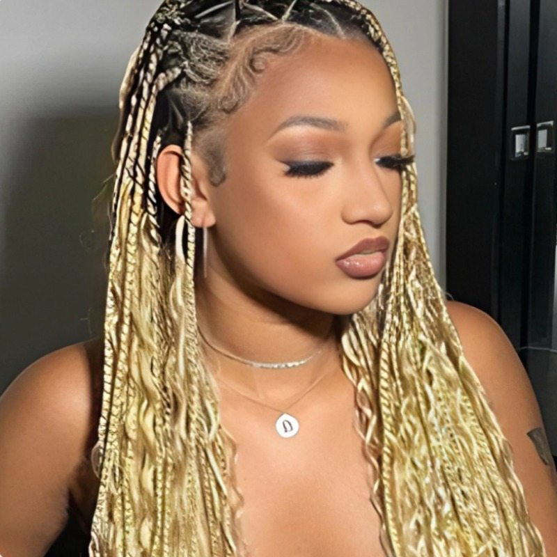 Braiding Hair - #613 Deep Wave Human Hair