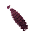 Braiding Hair - #99J Burgundy Deep Wave Human Hair	