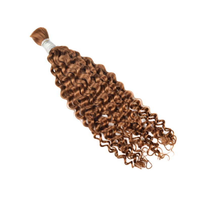 Braiding Hair - #30 Deep Curly Human Hair	