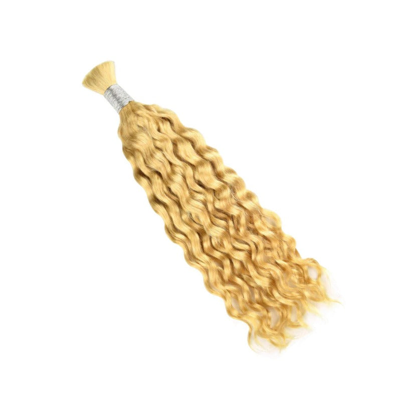 Braiding Hair - #613 Water Wave Human Hair	