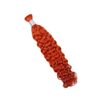 Braiding Hair - #350 Ginger Italian Curly Human Hair