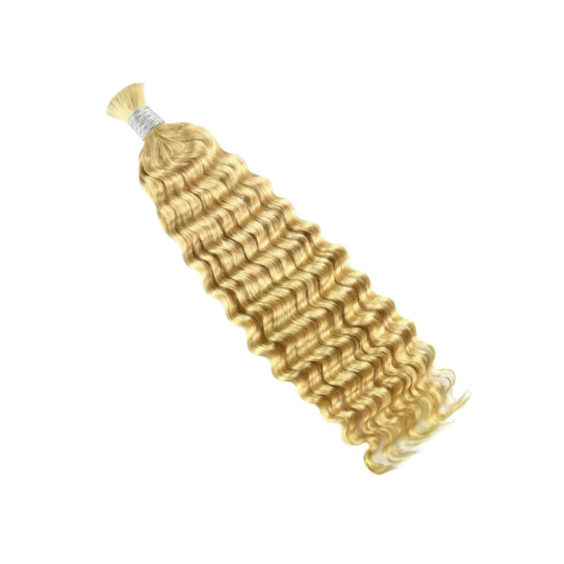 Braiding Hair - #613 Deep Wave Human Hair	