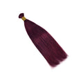 Braiding Hair - #99J Burgundy Straight Human Hair	