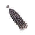 Braiding Hair - #Gray Deep Wave Human Hair	