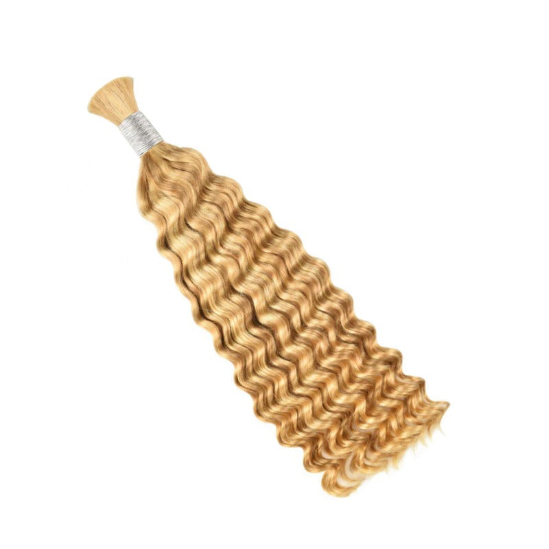 Braiding Hair - #27/613 Deep Wave Human Hair	