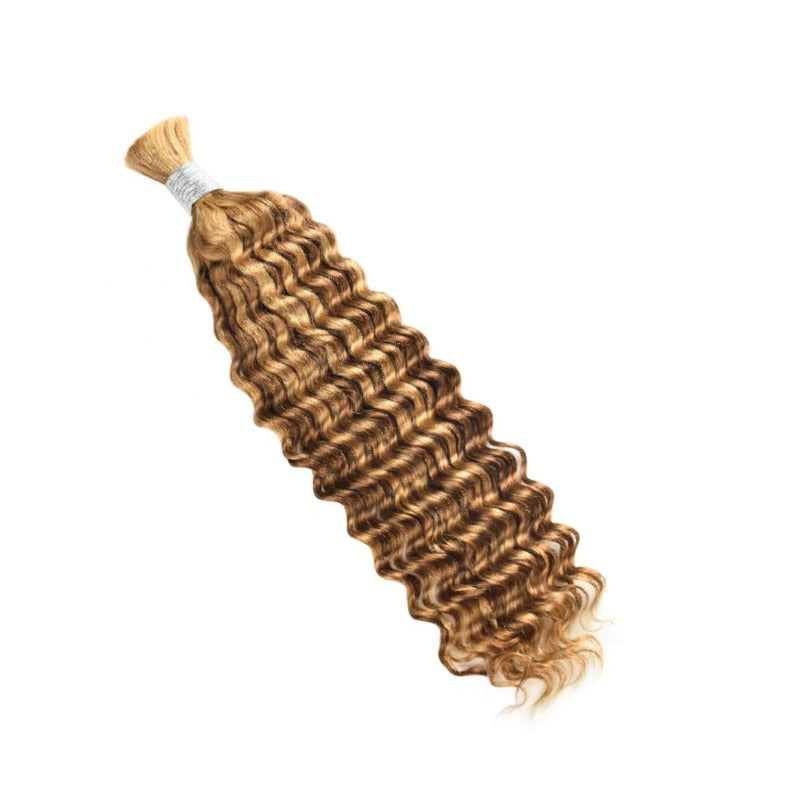Braiding Hair - #27/30 Deep Wave Human Hair	