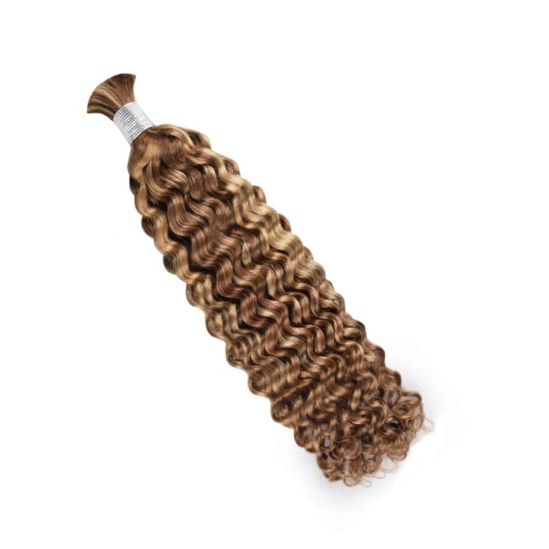 Braiding Hair - #27/30 Deep Curly Human Hair	