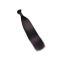 Braiding Hair - #1B Black Straight Human Hair	