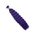 Braiding Hair - #Purple Deep Wave Human Hair	
