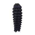 Crochet Hair - #1B Deep Wave Human Hair
