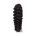 Crochet Hair - #1B Deep Curly Human Hair