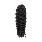 Crochet Hair - #1B Deep Curly Human Hair