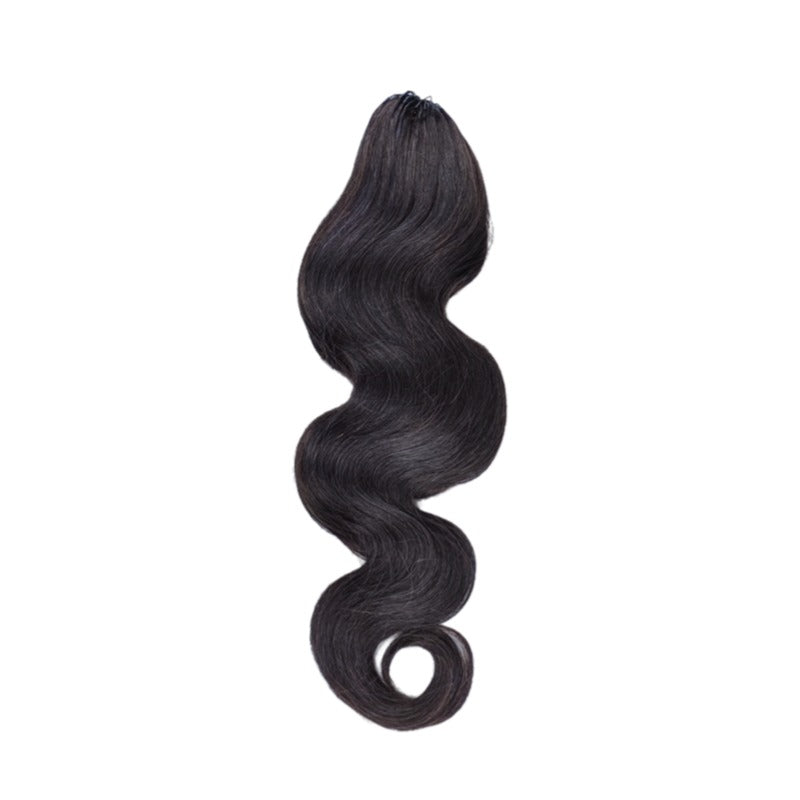 Crochet Hair - #1B Body Wave Human Hair