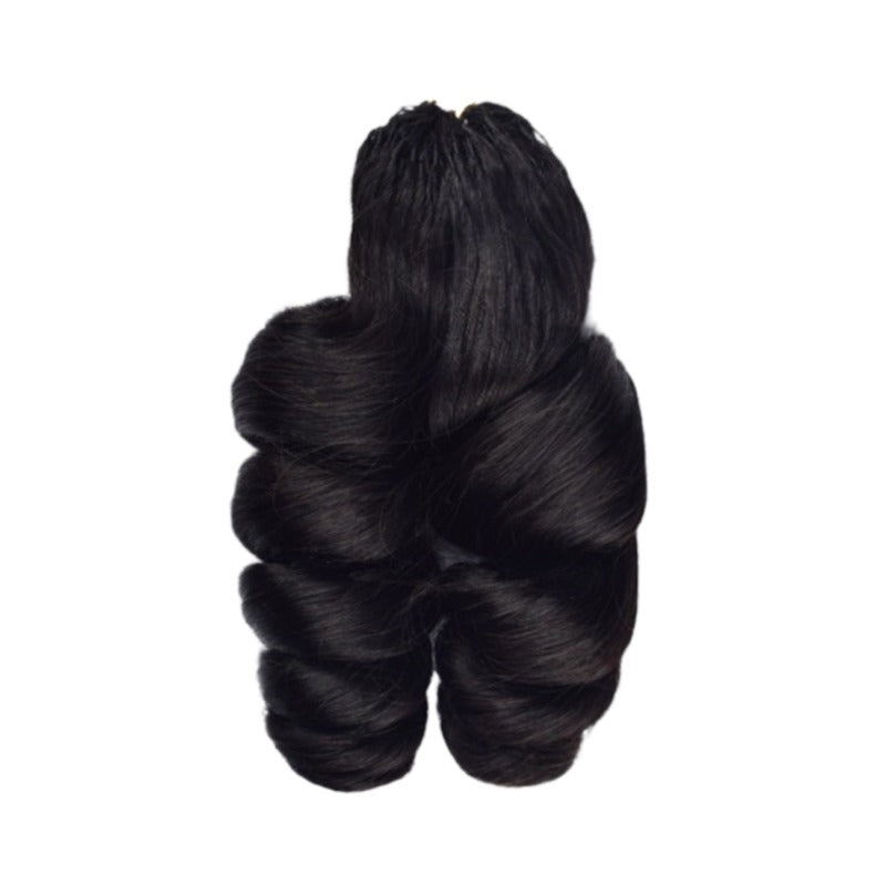 Crochet Hair - #1B Loose Wave Human Hair