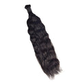Braiding Hair - #1B Black Wet and Wavy Human Hair	
