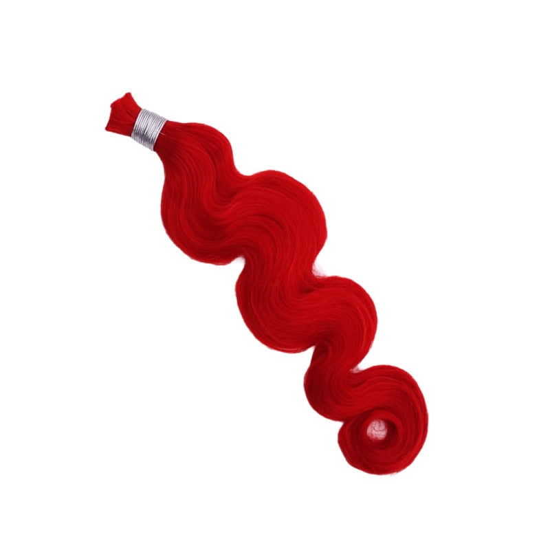 Braiding Hair - #Red Body Wave Human Hair	