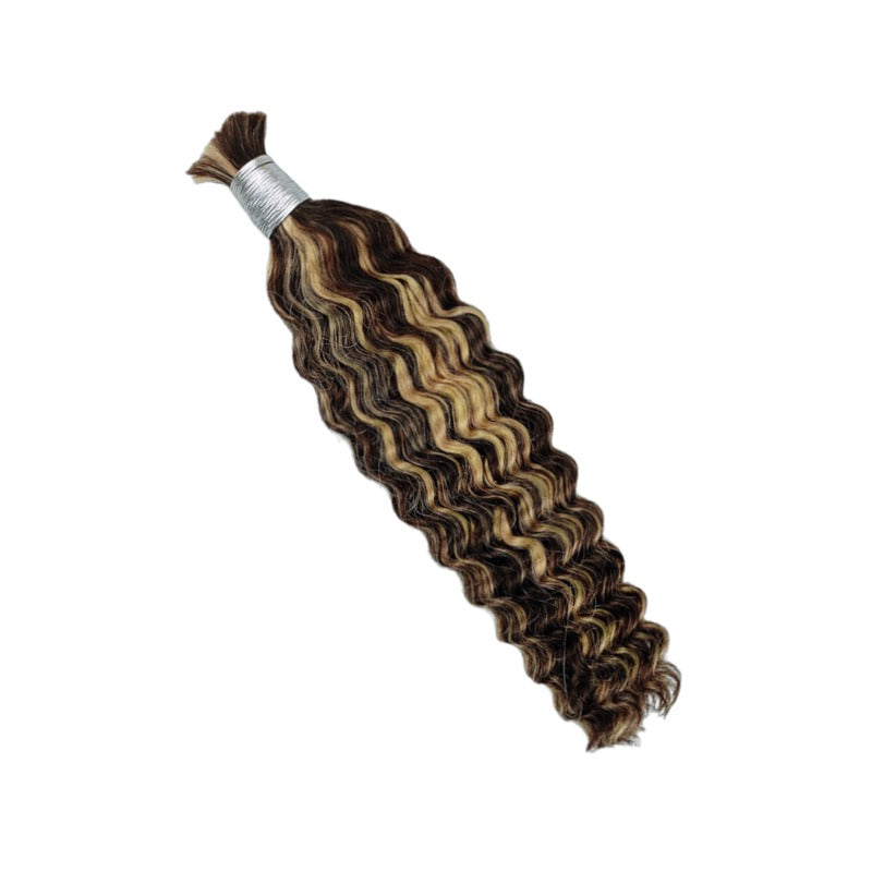 Braiding Hair - #4/613 Deep Wave Human Hair	