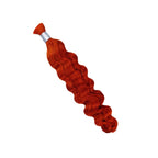 Braiding Hair - #350 Ginger Loose Deep Wave Human Hair	