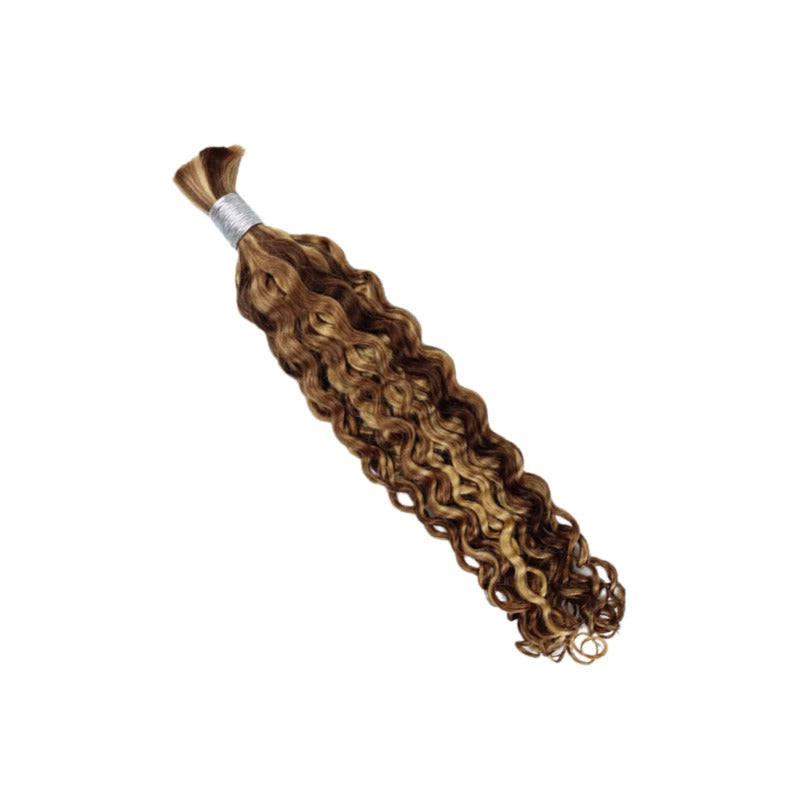 Braiding Hair - #4/27/30 Italian Curly Human Hair	
