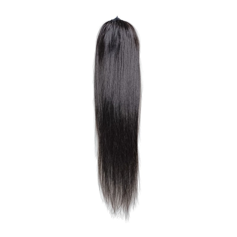 Crochet Hair - #1B Straight Human Hair