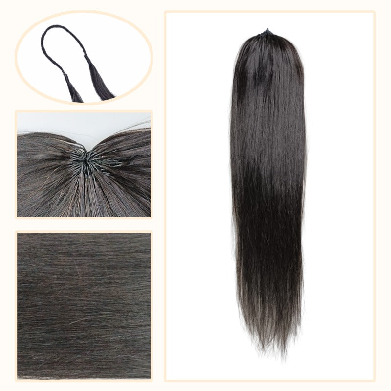 Crochet Hair - #1B Straight Human Hair
