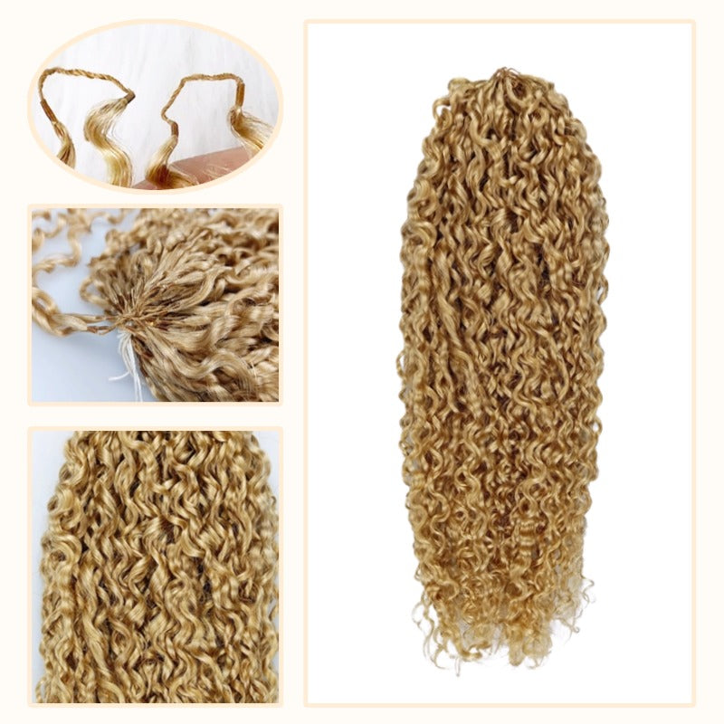 Crochet Hair - #27 Pixie Curly Human Hair