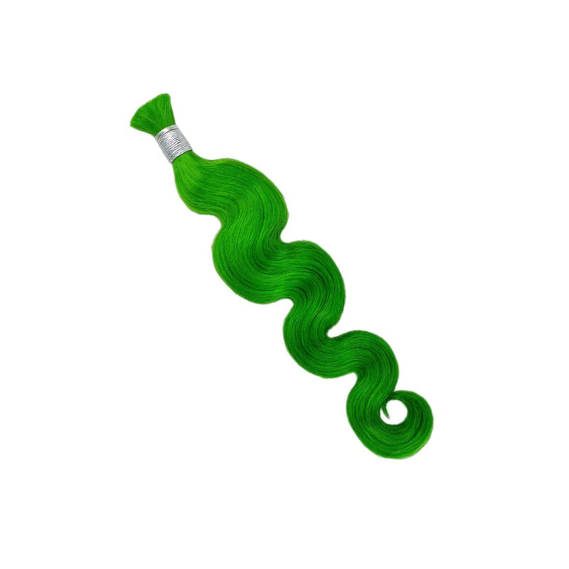 Braiding Hair - #Green Body Wave Human Hair	