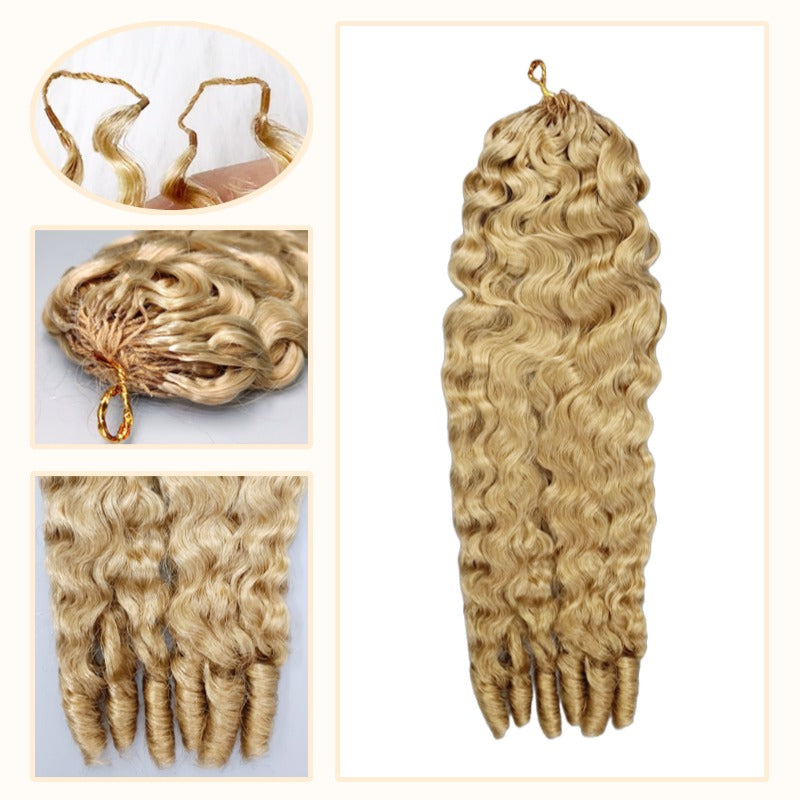 Crochet Hair - #27 French Curly Human Hair
