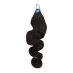 Pre-looped Crochet Hair - #1B Body Wave Human Hair