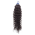 Pre-looped Crochet Hair - #1B Deep Curly Human Hair