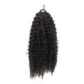Pre-looped Crochet Hair - #1B Kinky Curly Human Hair