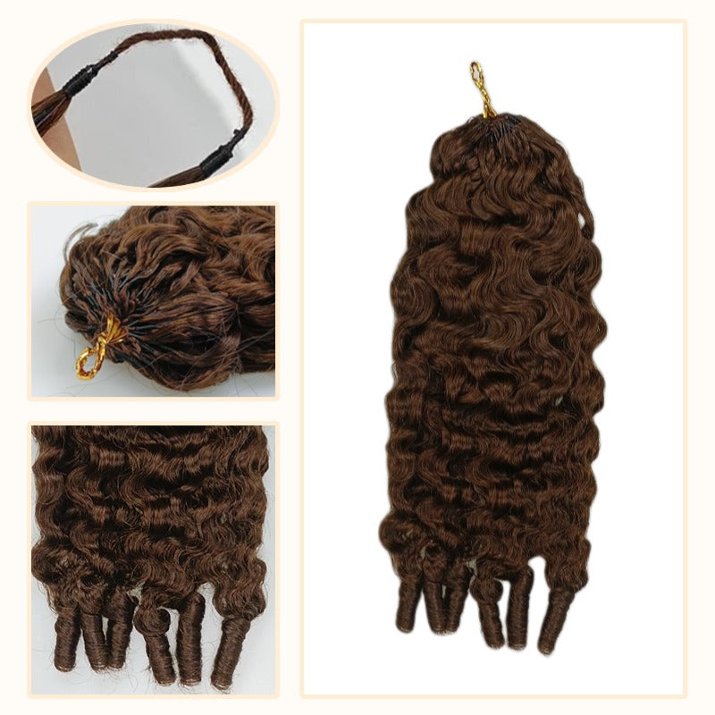 Crochet Hair - #2 French Curly Human Hair