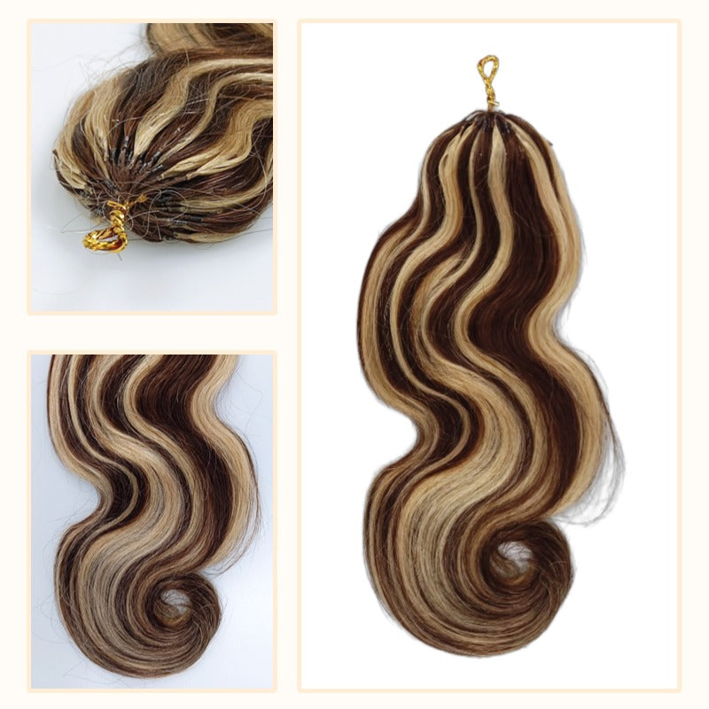 Crochet Hair - #2/27 Body Wave Human Hair